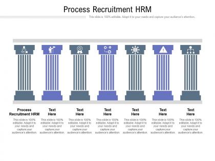Process recruitment hrm ppt powerpoint presentation file guide cpb