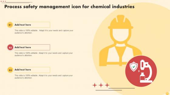 Process Safety Management Icon For Chemical Industries