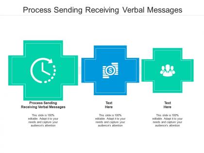 Process sending receiving verbal messages ppt powerpoint presentation slides layout cpb