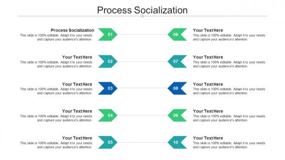 Process socialization ppt powerpoint presentation infographic design cpb
