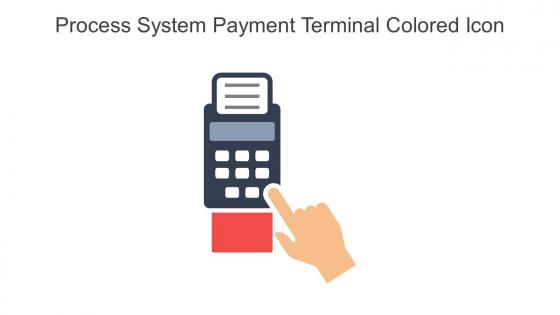 Process System Payment Terminal Colored Icon In Powerpoint Pptx Png And Editable Eps Format