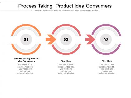 Process taking product idea consumers ppt powerpoint presentation icon graphics design cpb