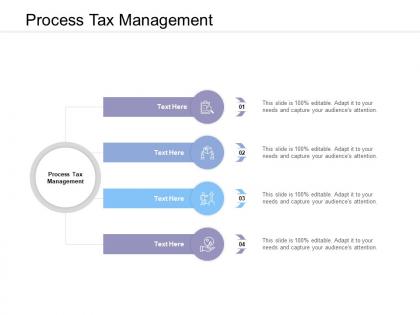 Process tax management ppt powerpoint presentation infographic template portfolio cpb