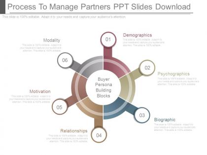 Process to manage partners ppt slides download