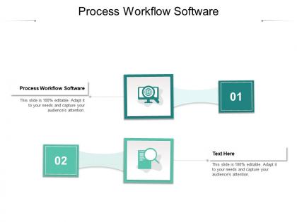 Process workflow software ppt powerpoint presentation model outfit cpb