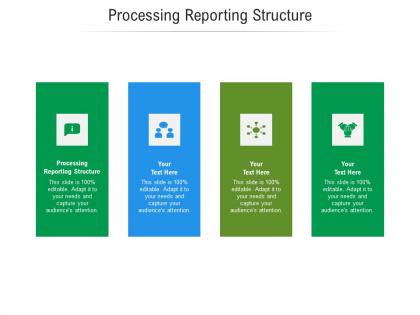 Processing reporting structure ppt powerpoint presentation slides structure cpb