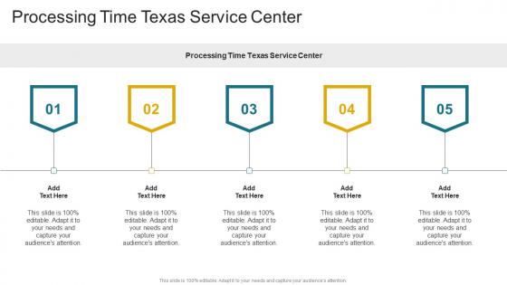 Processing Time Texas Service Center In Powerpoint And Google Slides Cpb