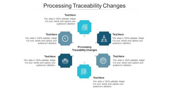 Processing traceability changes ppt powerpoint presentation professional information cpb