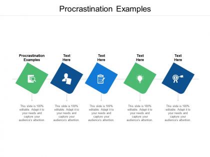 Procrastination examples ppt powerpoint presentation summary example introduction cpb