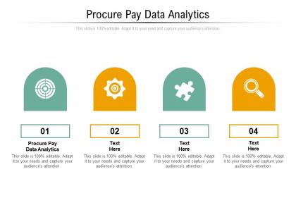 Procure pay data analytics ppt powerpoint presentation slides visuals cpb