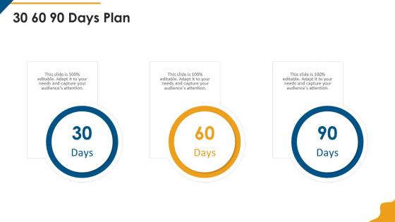 Procurement company profile 30 60 90 days plan ppt show graphics design