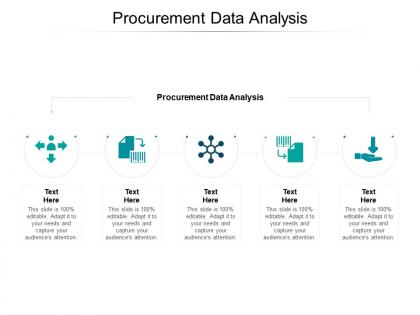 Procurement data analysis ppt powerpoint presentation outline inspiration cpb