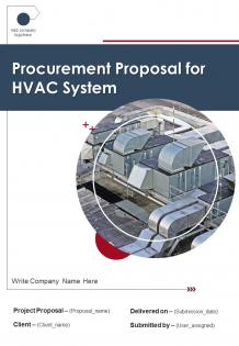Procurement for hvac system proposal example document report doc pdf ppt