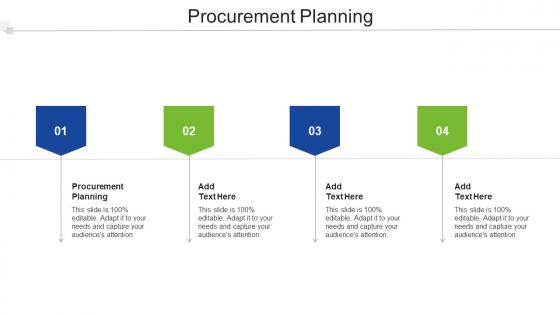 Procurement Planning Ppt Powerpoint Presentation Portfolio Grid Cpb