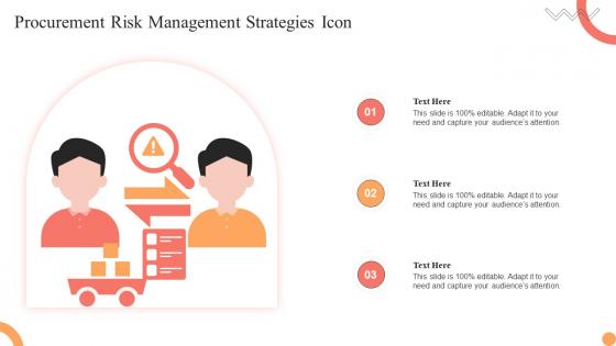 Procurement Risk Management Strategies Icon