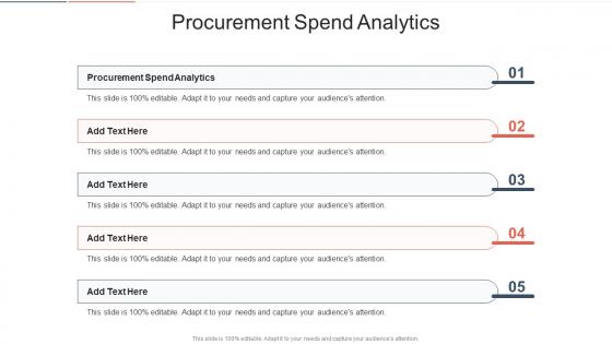 Procurement Spend Analytics In Powerpoint And Google Slides Cpb
