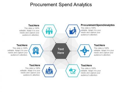 Procurement spend analytics ppt powerpoint presentation layouts background cpb