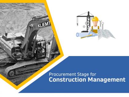 Procurement stage for construction management n346 ppt powerpoint presentation template