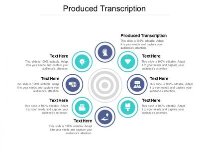 Produced transcription ppt powerpoint presentation infographics example cpb