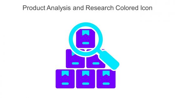 Product Analysis And Research Colored Icon In Powerpoint Pptx Png And Editable Eps Format