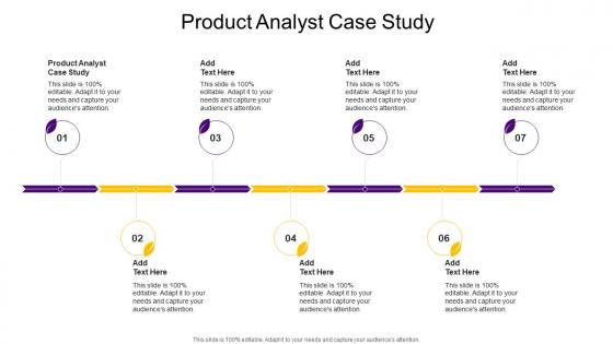 Product Analyst Case Study In Powerpoint And Google Slides Cpb