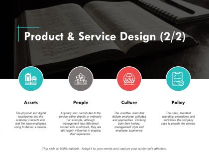 Product and service design ppt powerpoint presentation summary layout