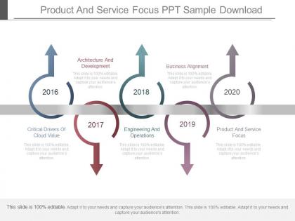 Product and service focus ppt sample download