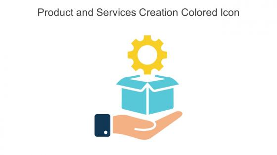 Product And Services Creation Colored Icon In Powerpoint Pptx Png And Editable Eps Format