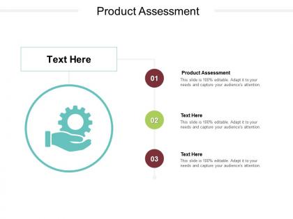 Product assessment ppt powerpoint presentation model file formats cpb