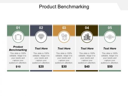 Product benchmarking ppt powerpoint presentation inspiration template cpb