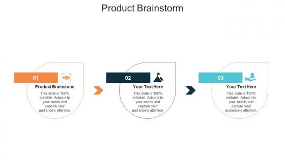 Product brainstorm ppt powerpoint presentation icon slides cpb