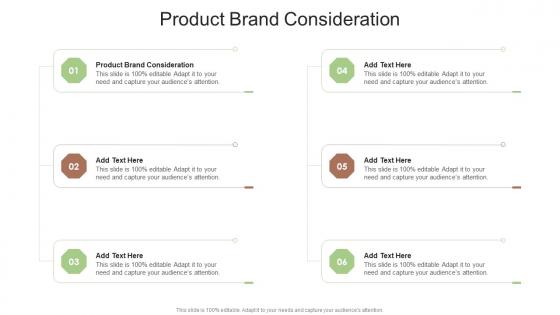 Product Brand Consideration In Powerpoint And Google Slides Cpb