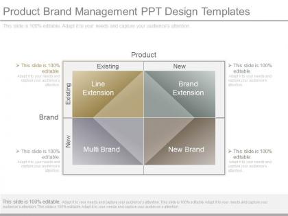 Product brand management ppt design templates