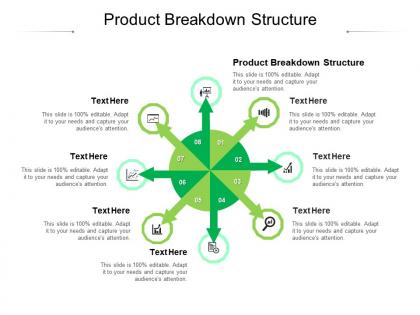 Product breakdown structure ppt powerpoint presentation model layout cpb