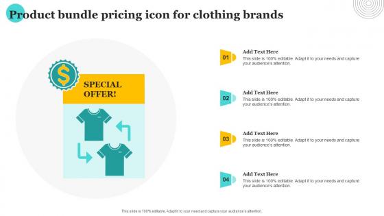 Product Bundle Pricing Icon For Clothing Brands