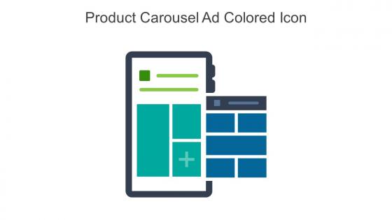 Product Carousel Ad Colored Icon In Powerpoint Pptx Png And Editable Eps Format