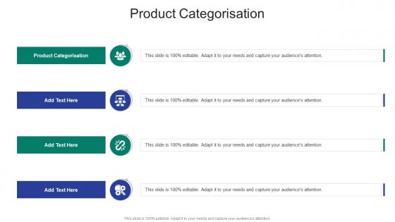 Product Categorisation In Powerpoint And Google Slides Cpb