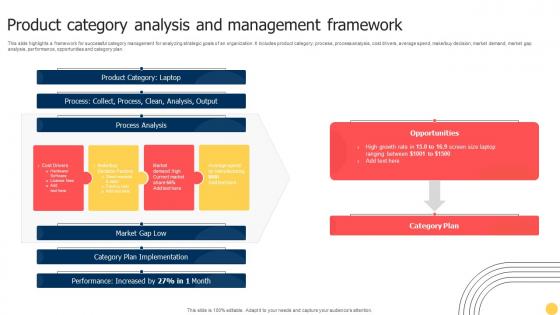 Product Category Analysis And Management Framework