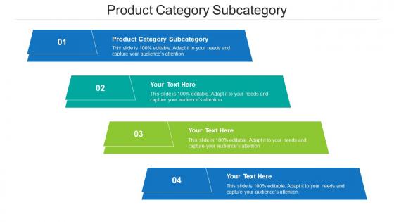 Product Category Subcategory Ppt Powerpoint Presentation Model Summary Cpb