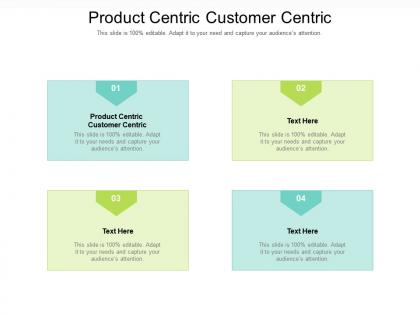 Product centric customer centric ppt powerpoint presentation icon images cpb