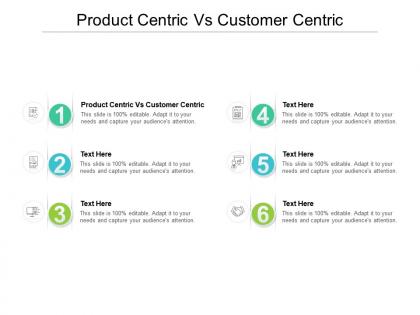 Product centric vs customer centric ppt powerpoint presentation outline gridlines cpb