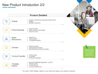 Product channel segmentation new product introduction ppt mockup