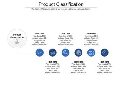 Product classification ppt powerpoint presentation professional icon cpb
