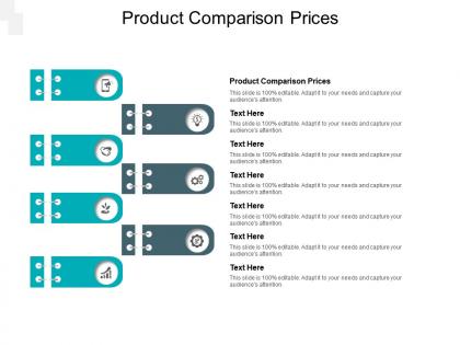 Product comparison prices ppt powerpoint presentation show graphic images cpb