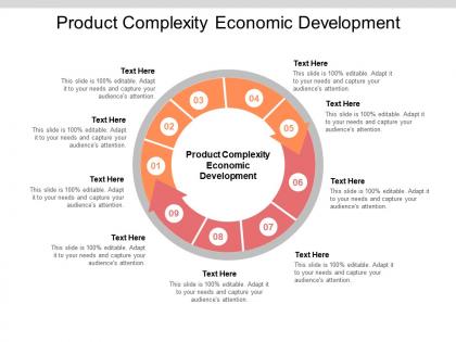 Product complexity economic development ppt powerpoint presentation infographics graphics example cpb