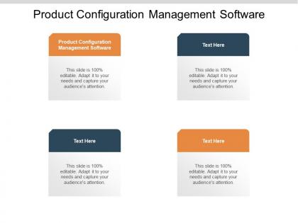 Product configuration management software ppt powerpoint presentation icon visual aids cpb