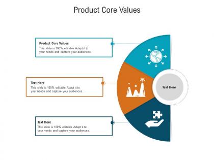 Product core values ppt powerpoint presentation show inspiration cpb