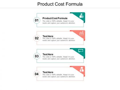 Product cost formula ppt powerpoint presentation show grid cpb