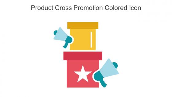 Product Cross Promotion Colored Icon In Powerpoint Pptx Png And Editable Eps Format