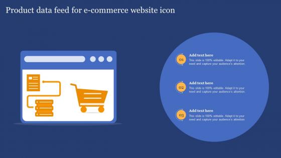 Product Data Feed For E Commerce Website Icon